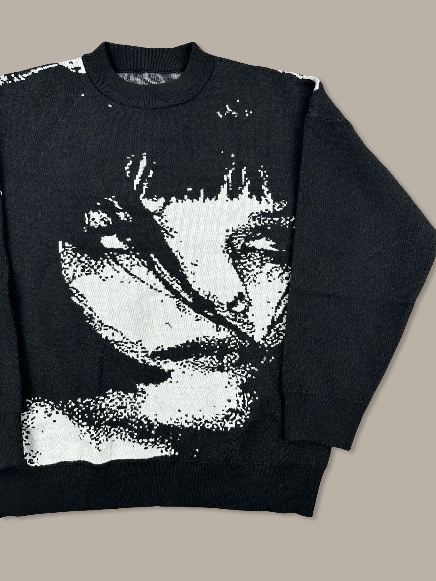 Girl Graphic Crewneck Jumper Nero M