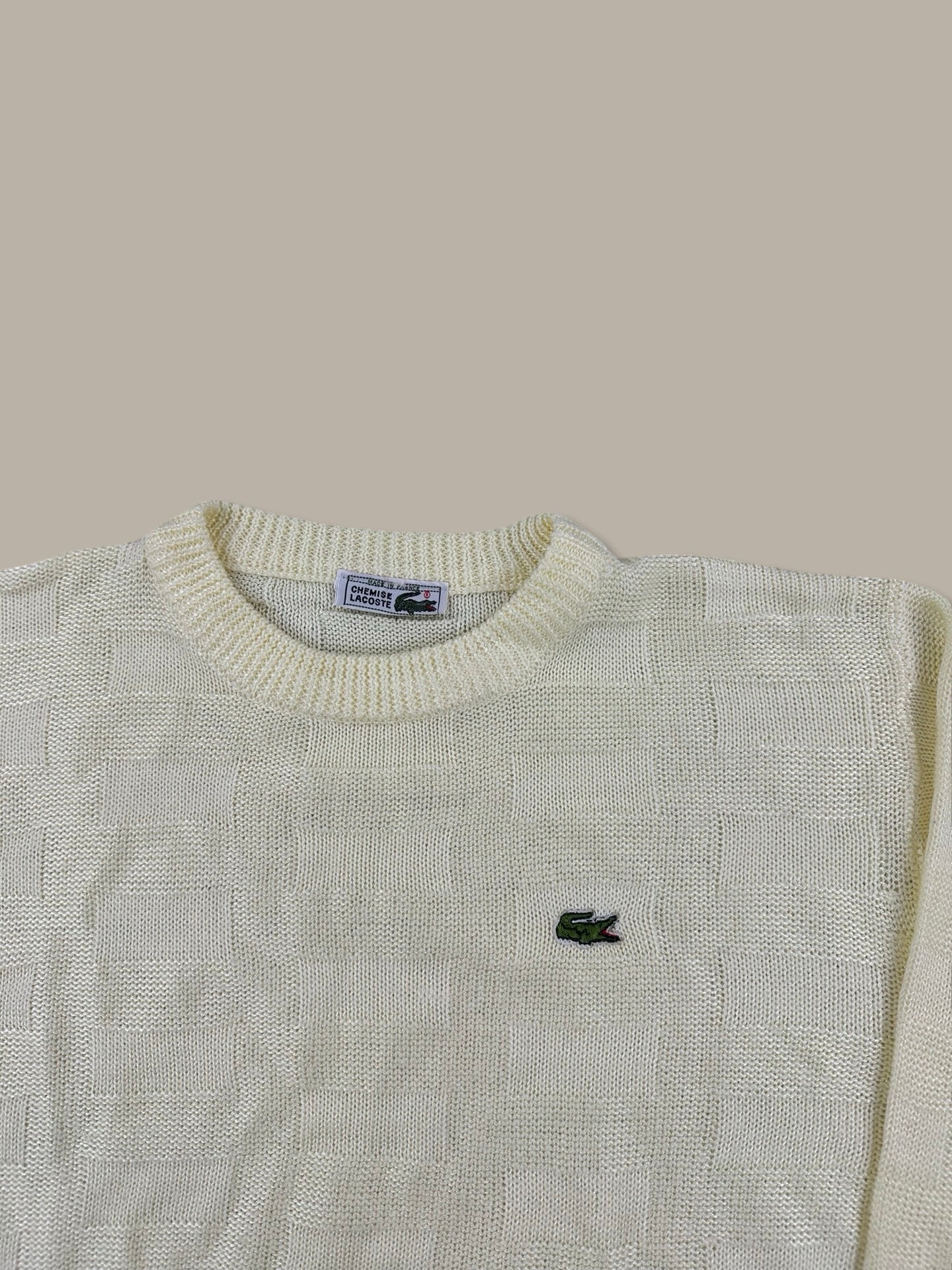 Lacoste Small Logo Jumper Maglione Girocollo Gold Giallo S