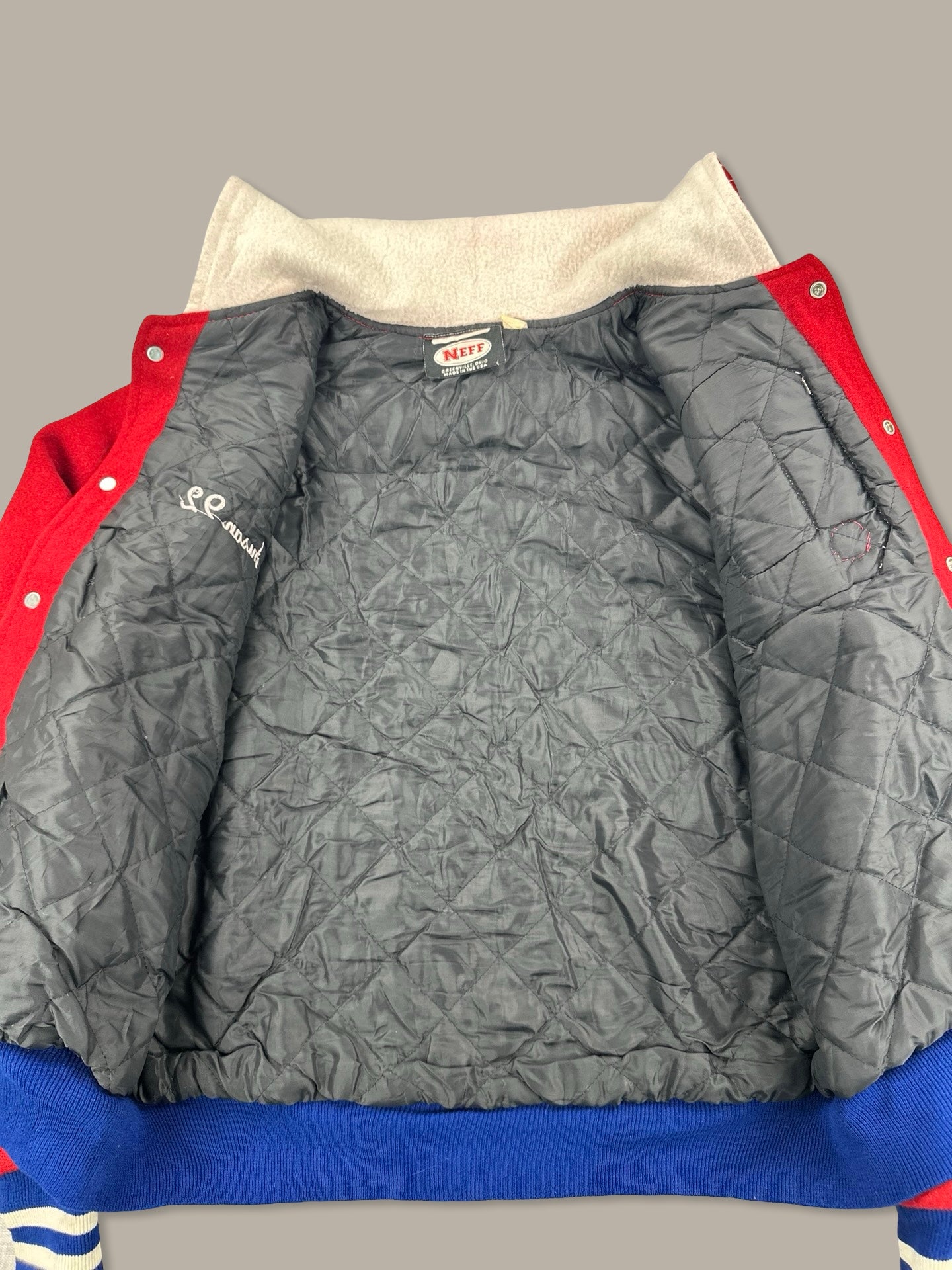 Neff Usa Varsity Jacket “Centennial” Rosso L