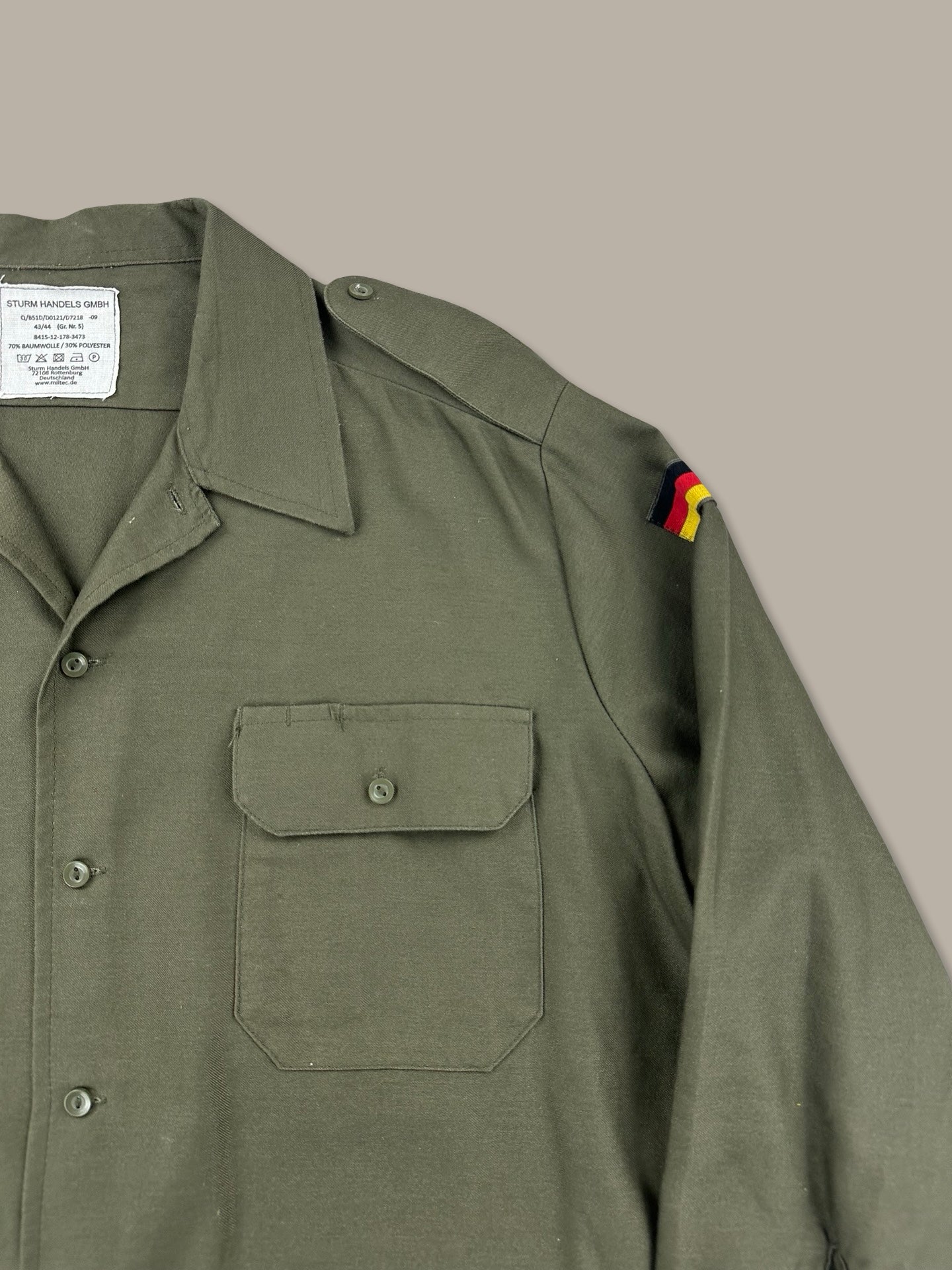 Deutsch Army Overshirt Verde Kakhi L