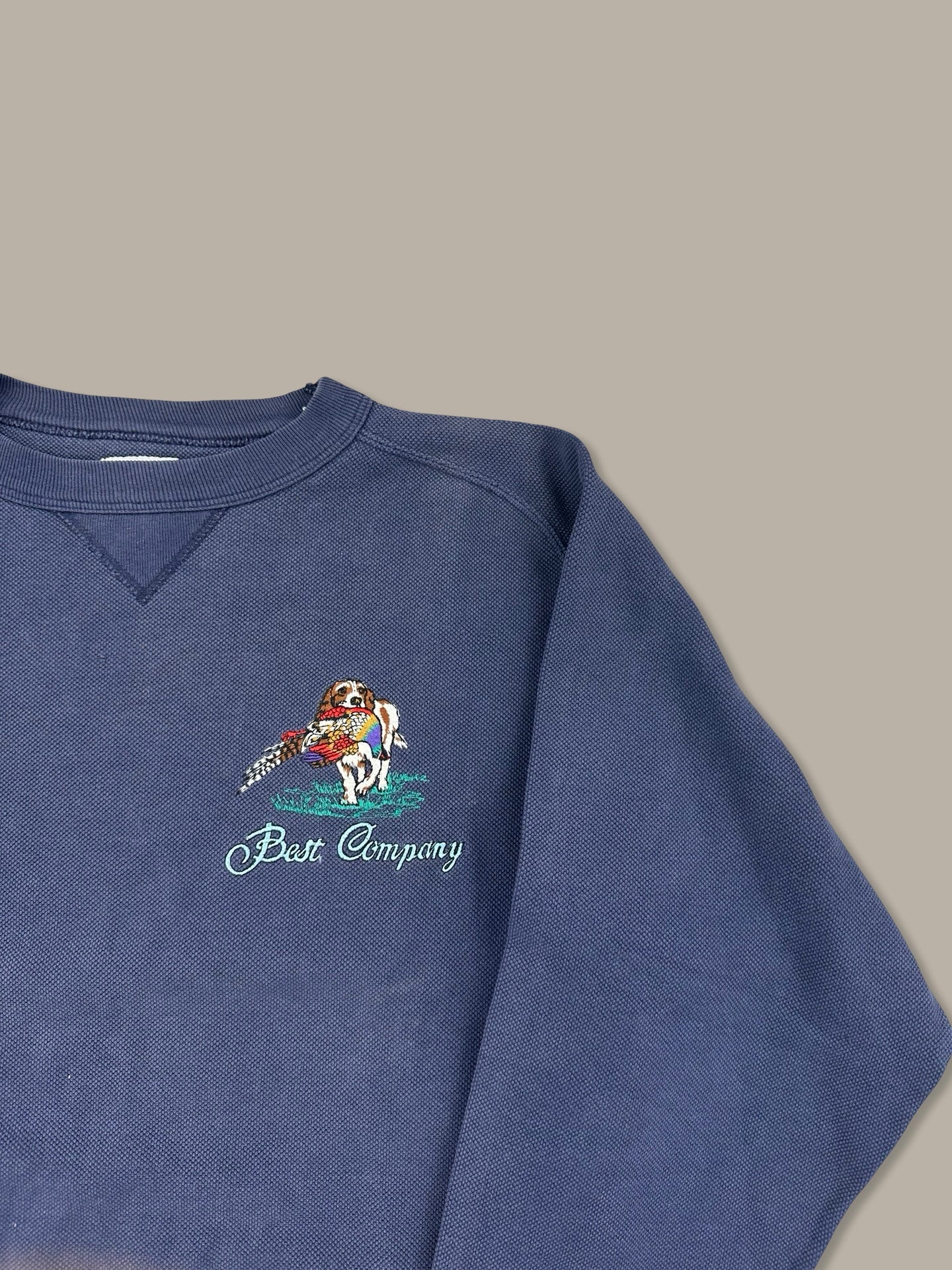Best Company Vintage Small Logo Crewneck Blue Navy M