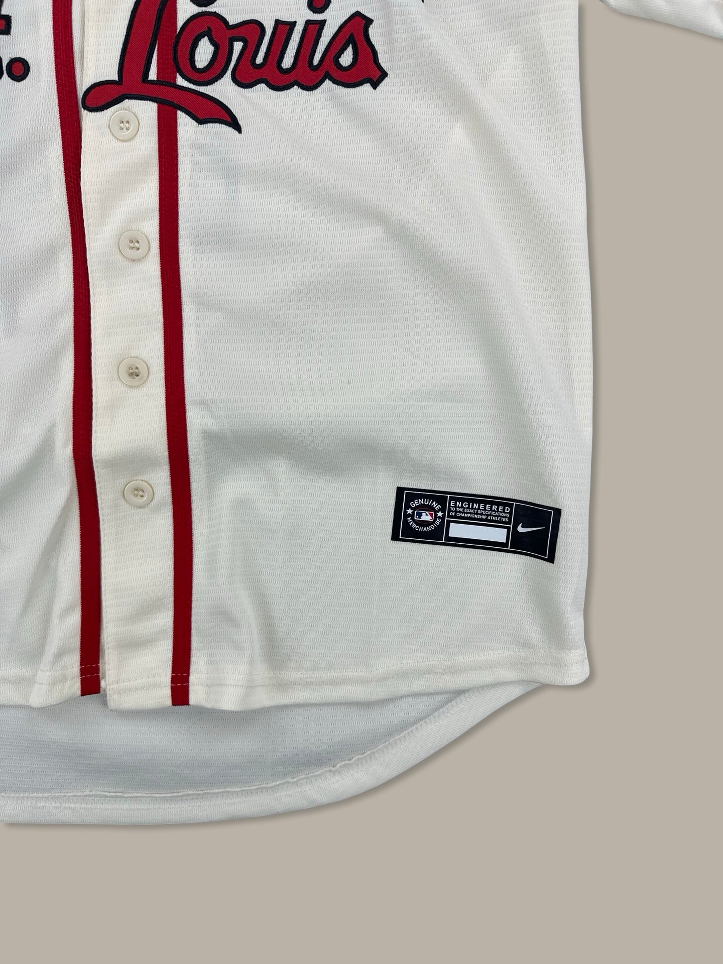 Nike MLB St. Louis Cardinals Yadier Molina Jersey Bianco S