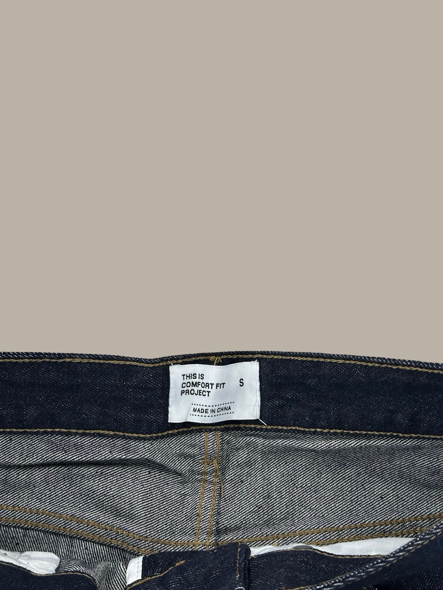 Raw Denim Blank Jeans 13oz Blue