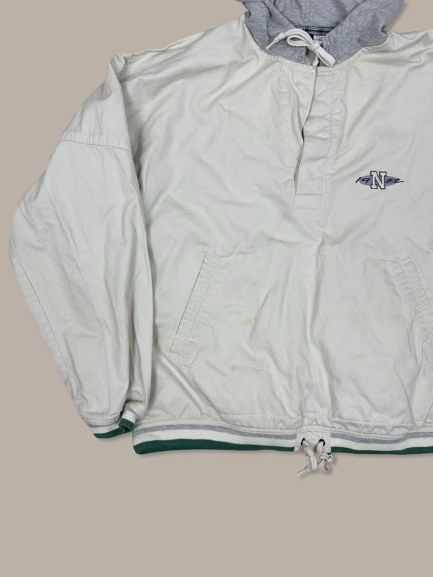 Nike Heritage Classic Hooded Jacket Bianco S