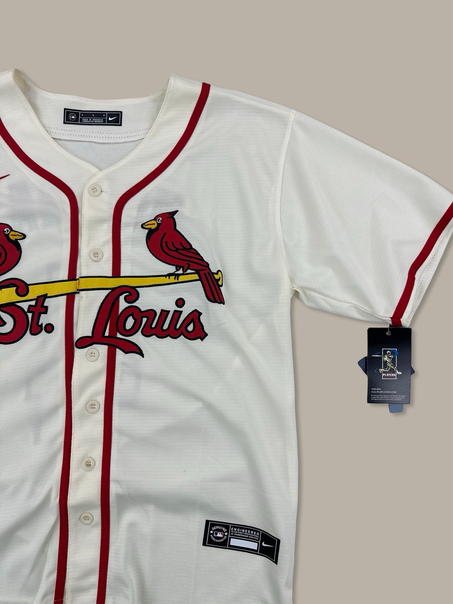 Nike MLB St. Louis Cardinals Yadier Molina Jersey Bianco S