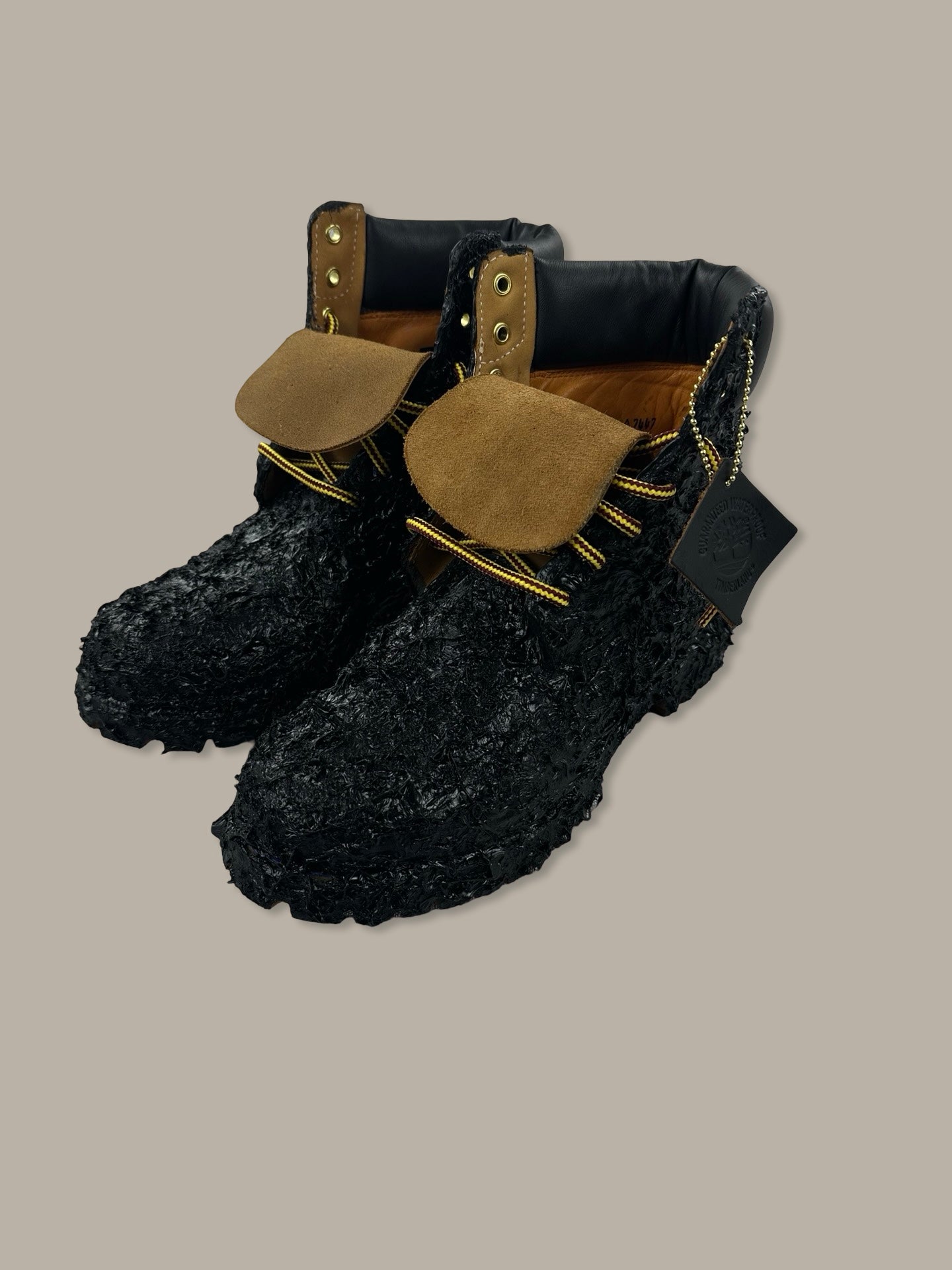 Timberland 6 Inch Boot Black Matter Custom VRG x Kuborium Nero 43