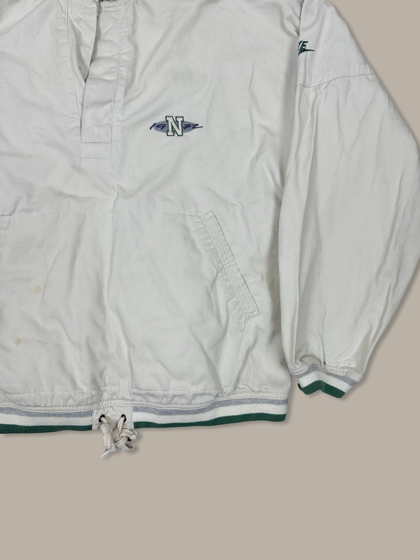 Nike Heritage Classic Hooded Jacket Bianco S