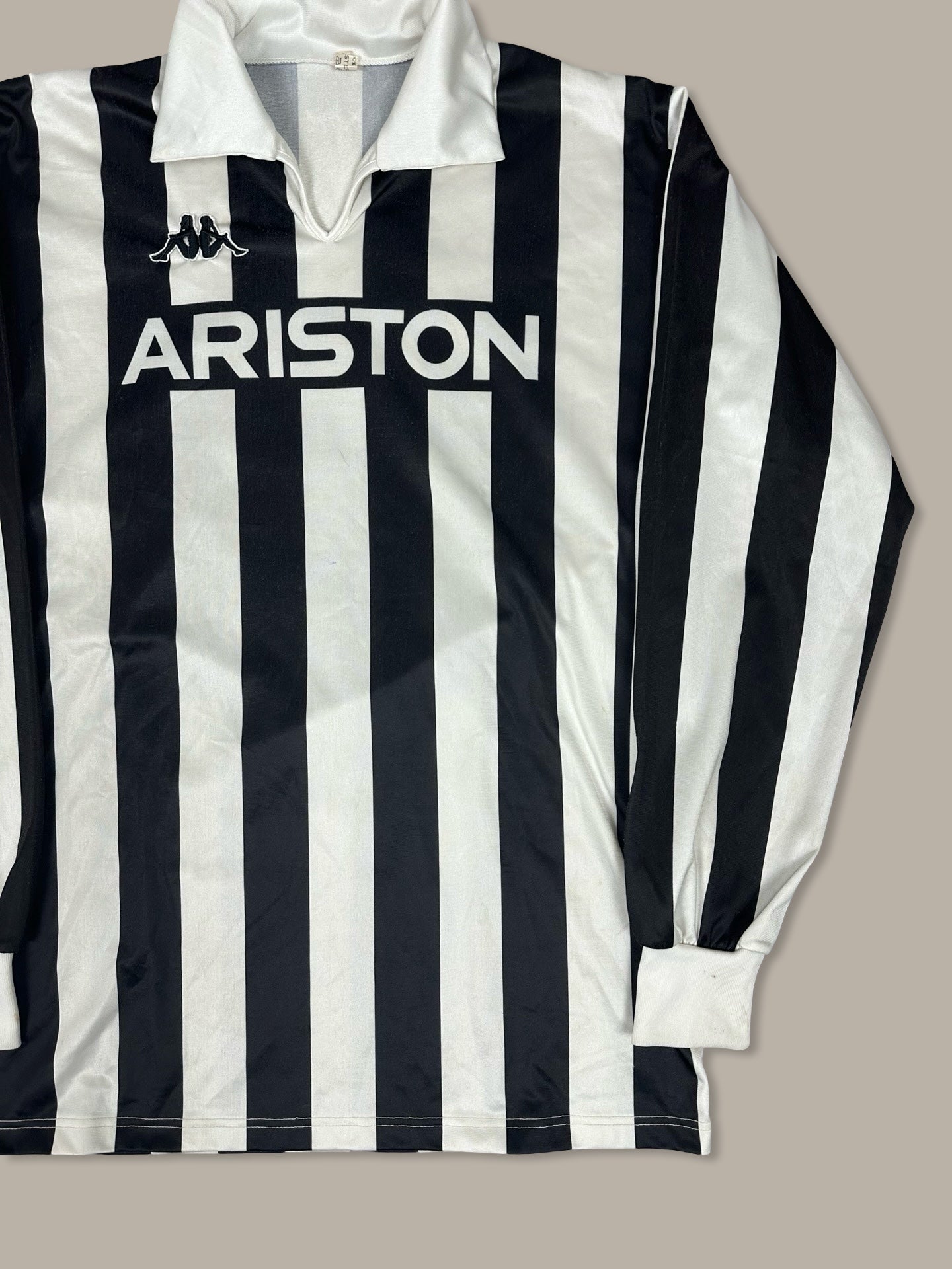 Juventus Kappa Jersey Vintage Anni 90’ Bianco e Nero L