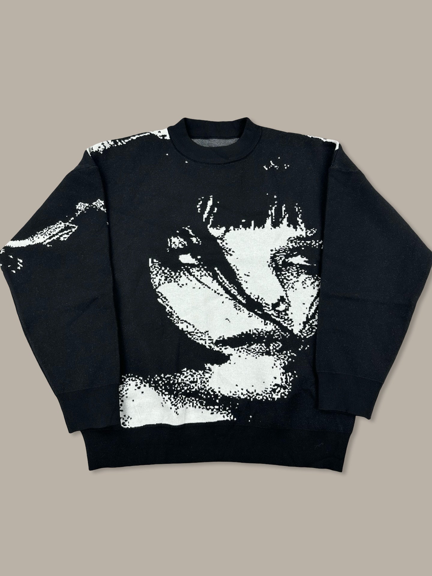Girl Graphic Crewneck Jumper Nero M