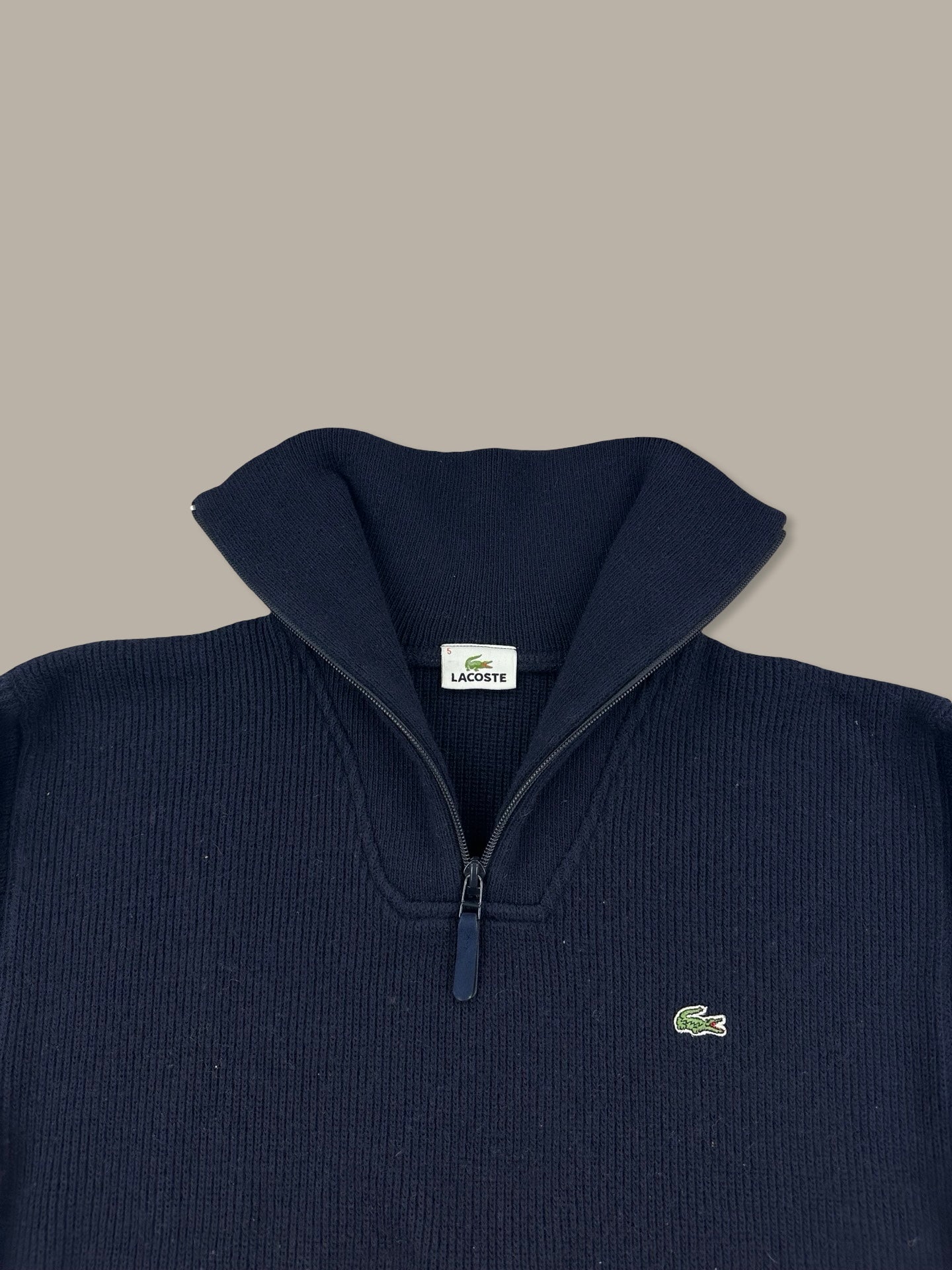 Lacoste 1/4 Zip Jumper Blue Navy XL