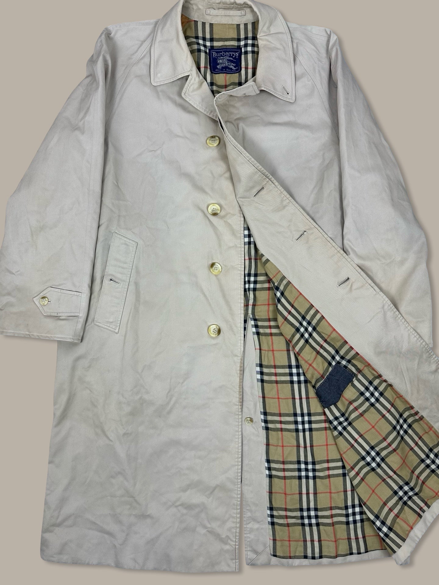 Burberry’s Trench Coat Vintage Jacket Beige L