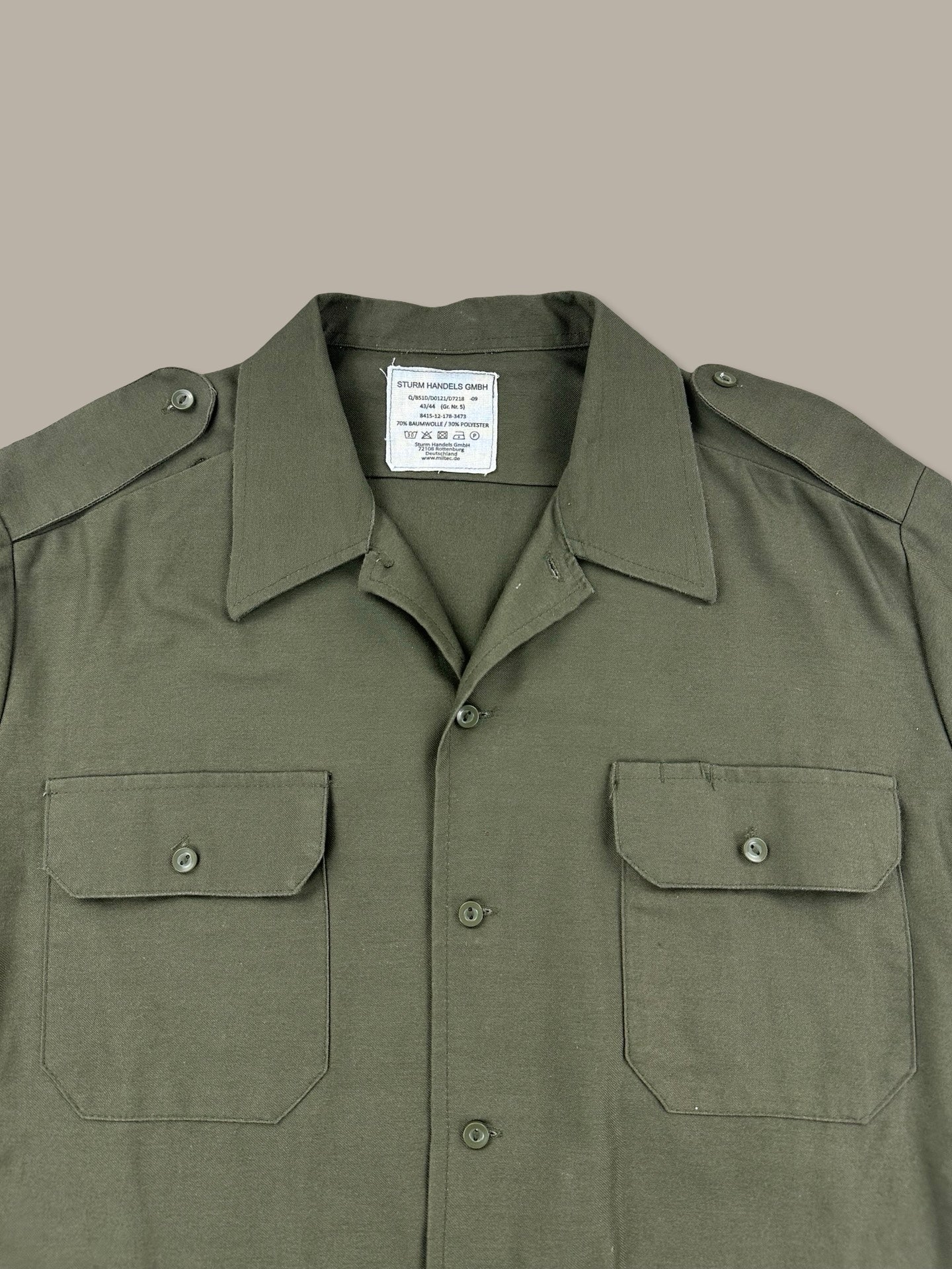 Deutsch Army Overshirt Verde Kakhi L