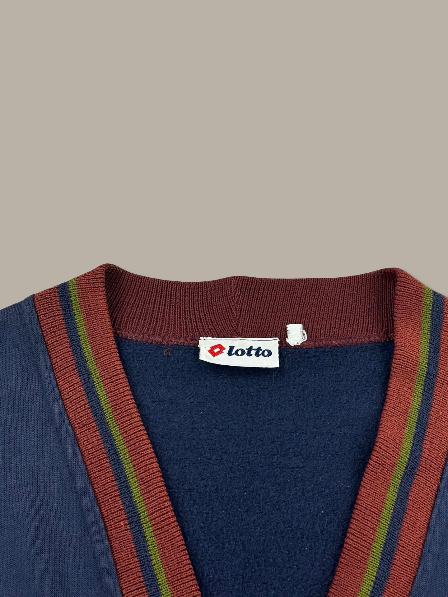 Lotto Cardigan Squash Patch Vintage 90’ Blue M