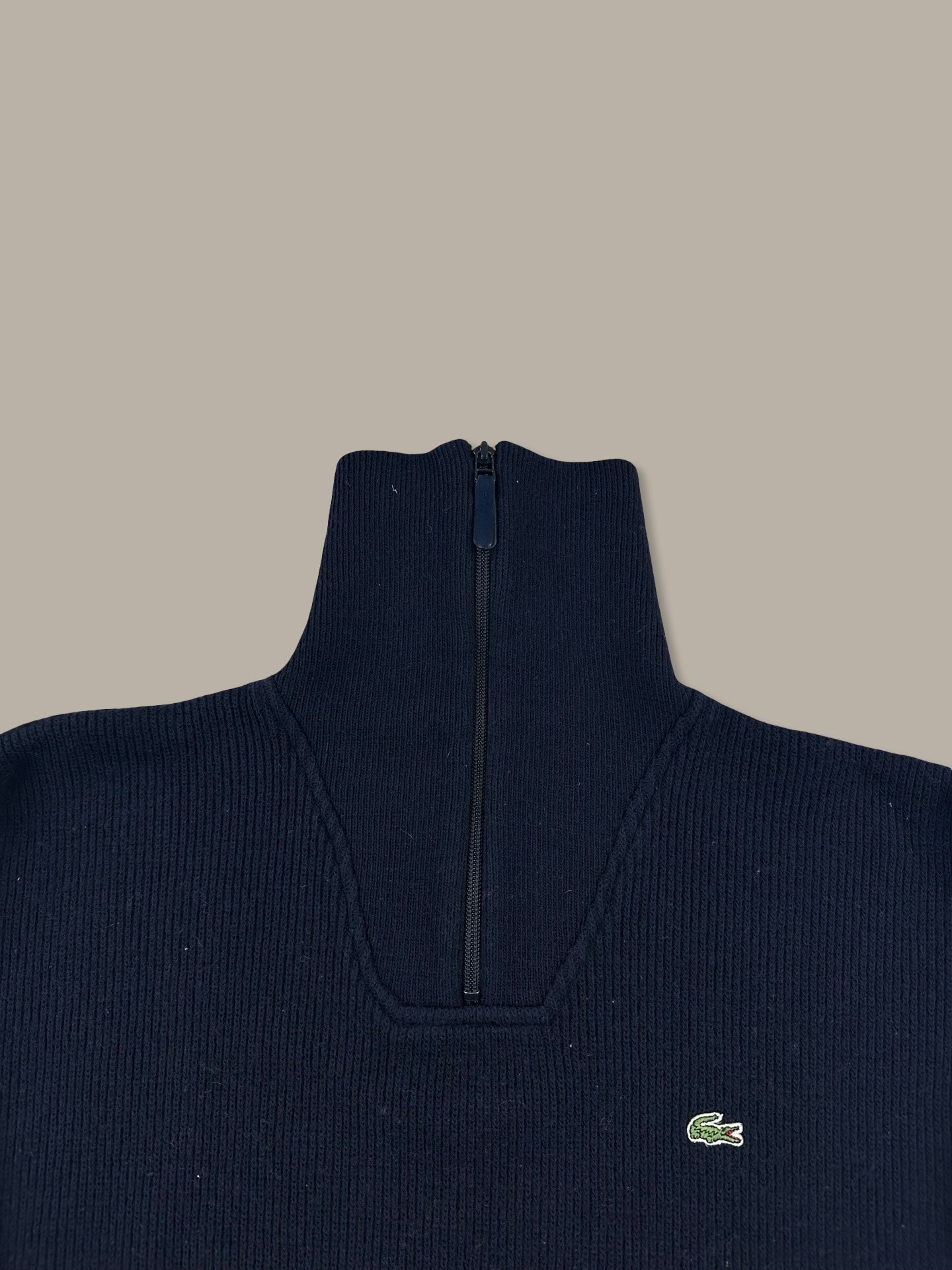 Lacoste 1/4 Zip Jumper Blue Navy XL