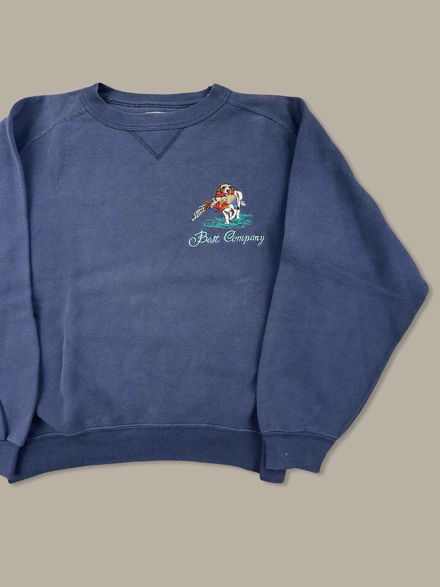Best Company Vintage Small Logo Crewneck Blue Navy M