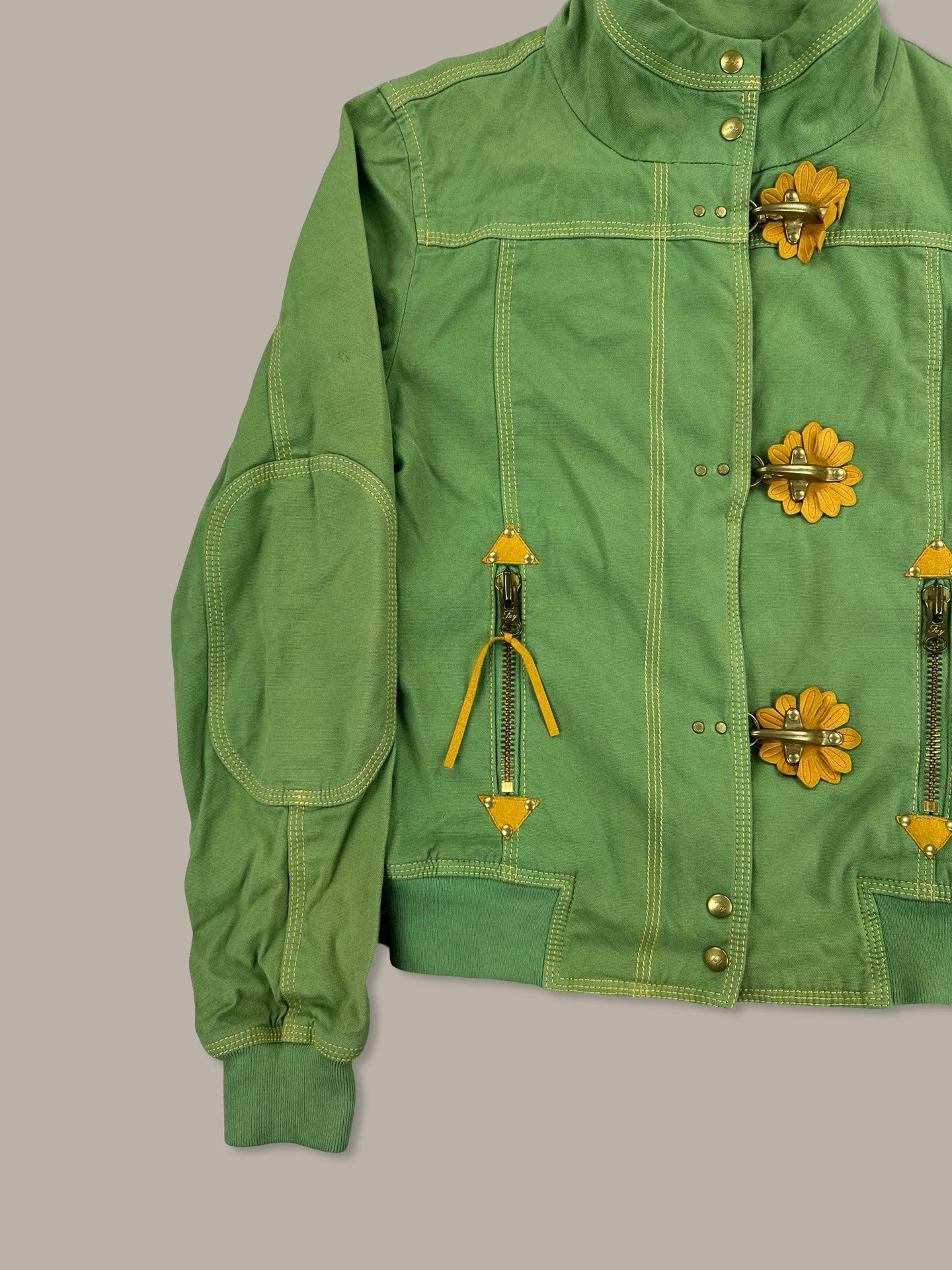 Fay 3 Ganci Flower Jacket Verde XS