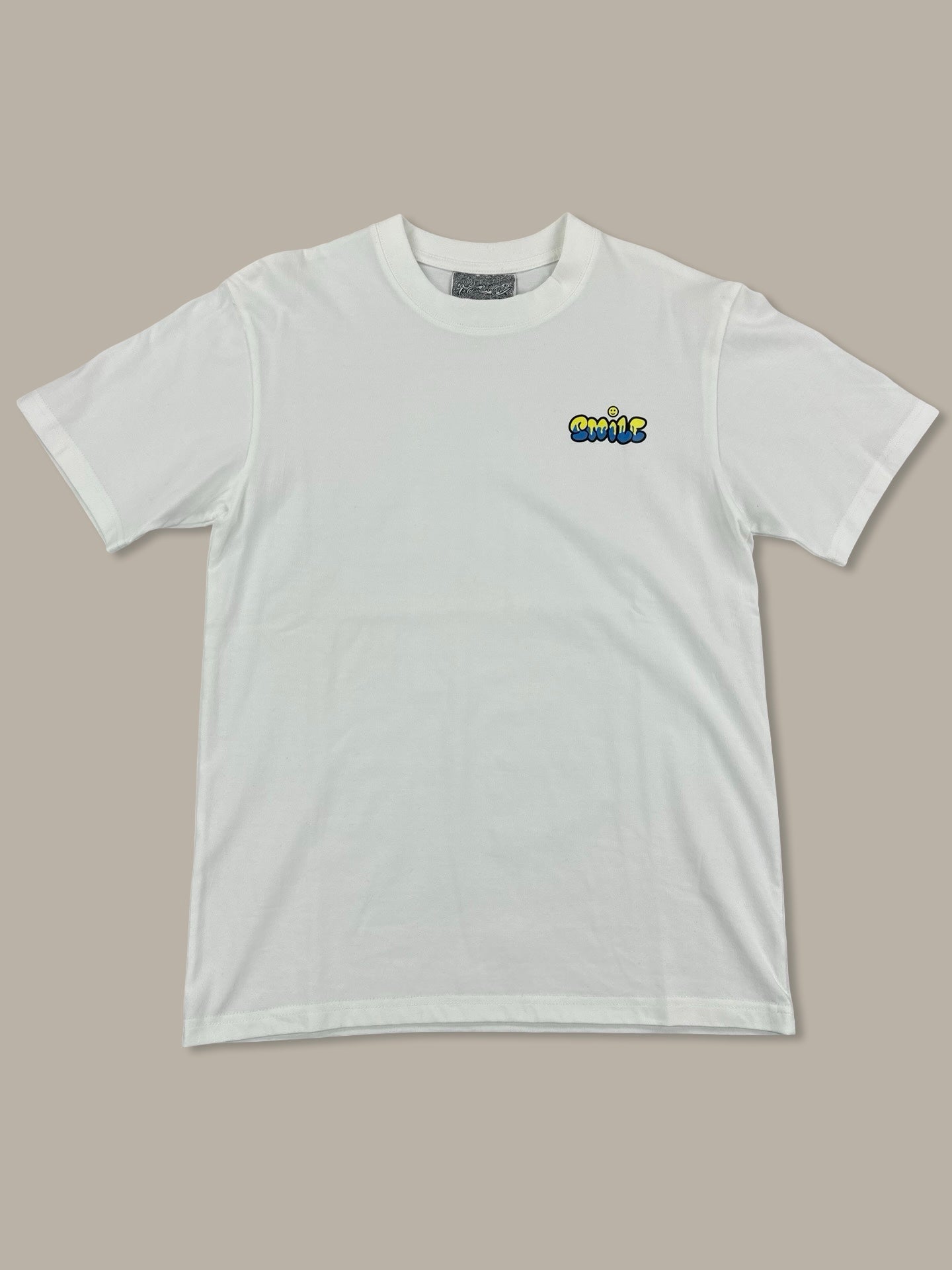 Smile Graphic Tee Bianco M