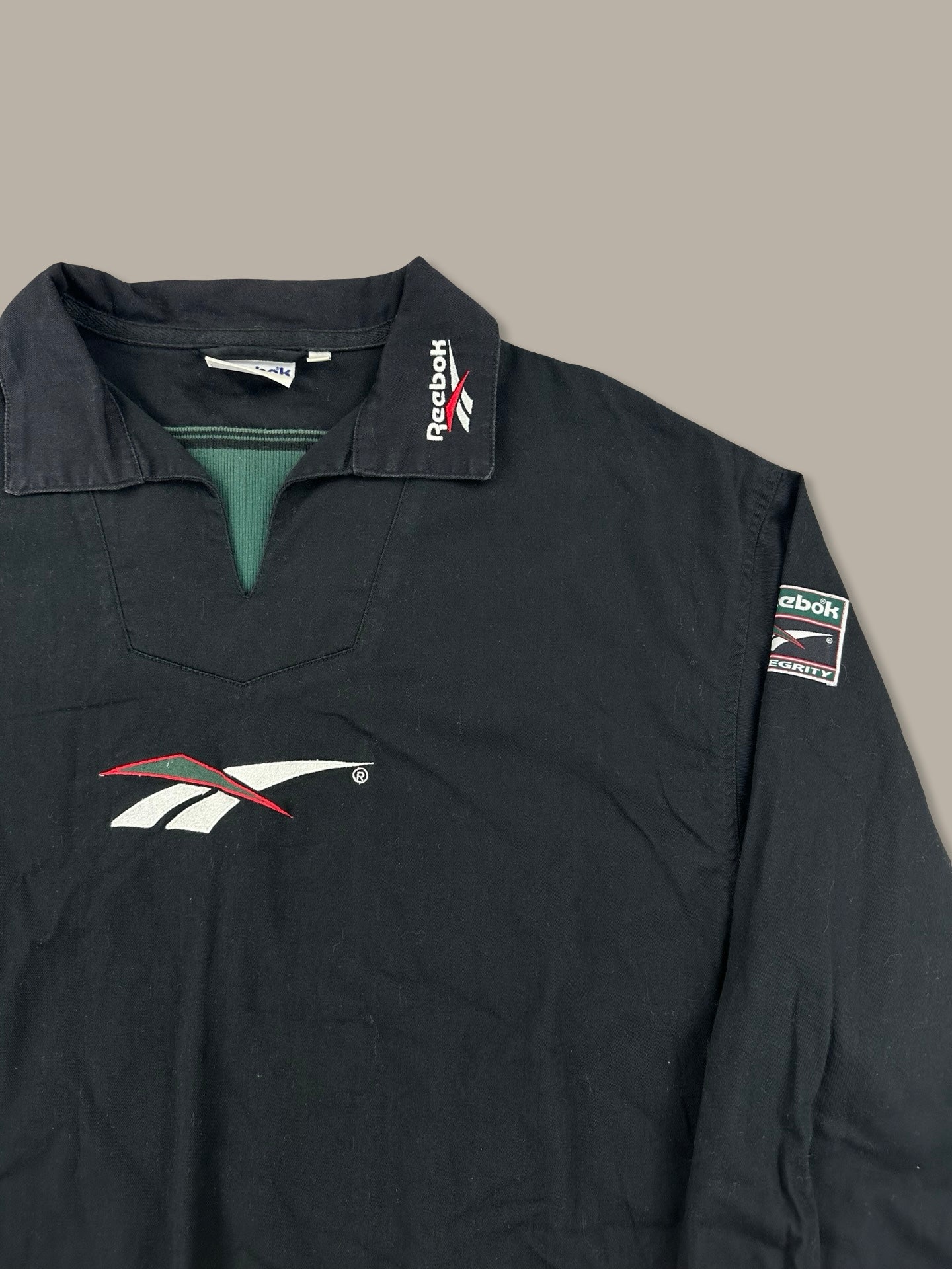 Reebok Small Logo Overshirt Vintage Nero L