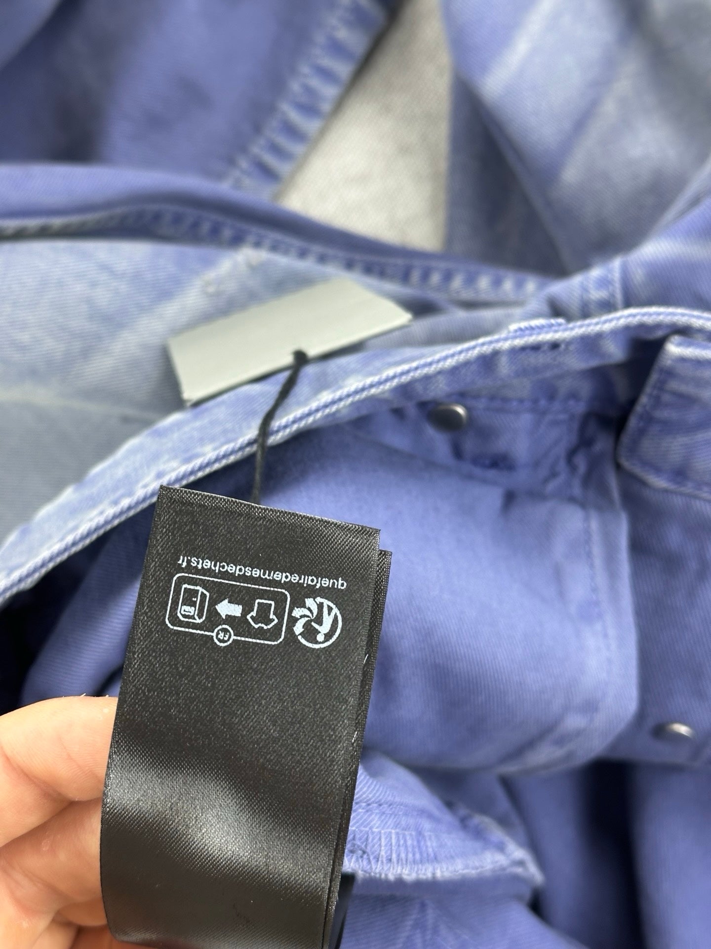 Balenciaga Denim 5424 Washed Blue Navy M