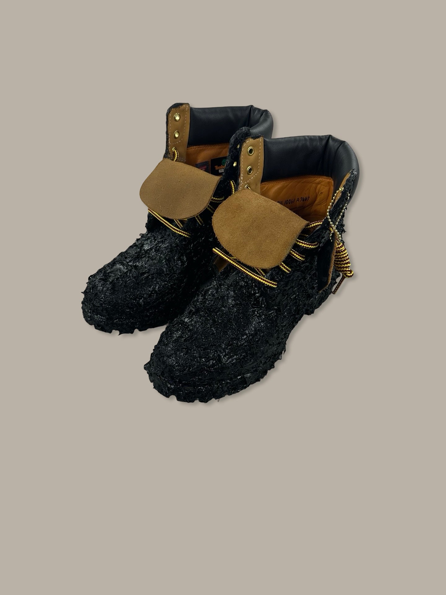 Timberland 6 Inch Boot Black Matter Custom VRG x Kuborium Nero 43