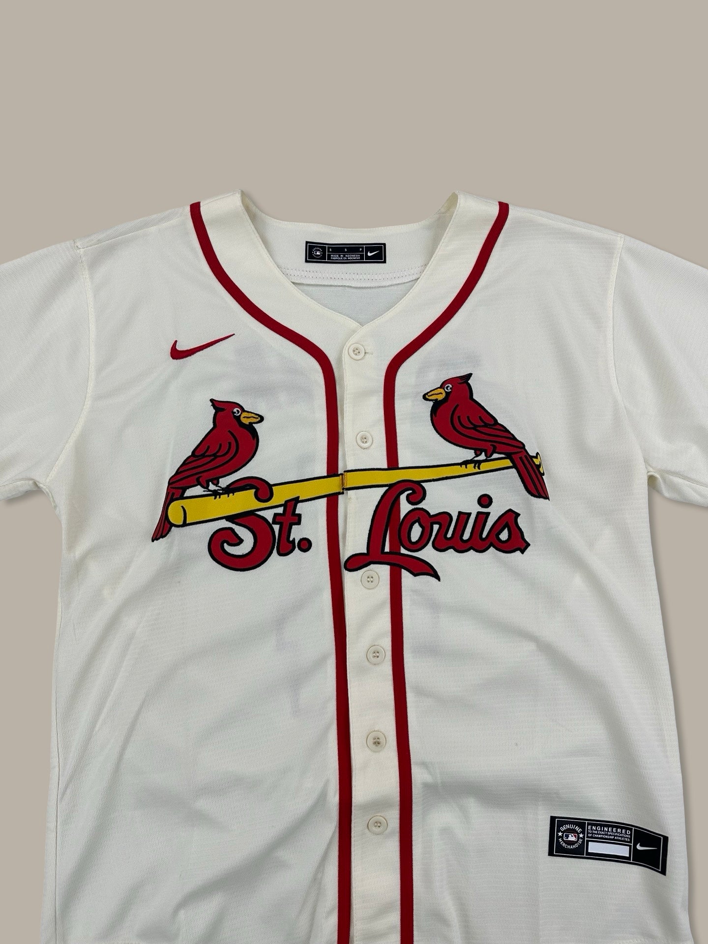 Nike MLB St. Louis Cardinals Yadier Molina Jersey Bianco S
