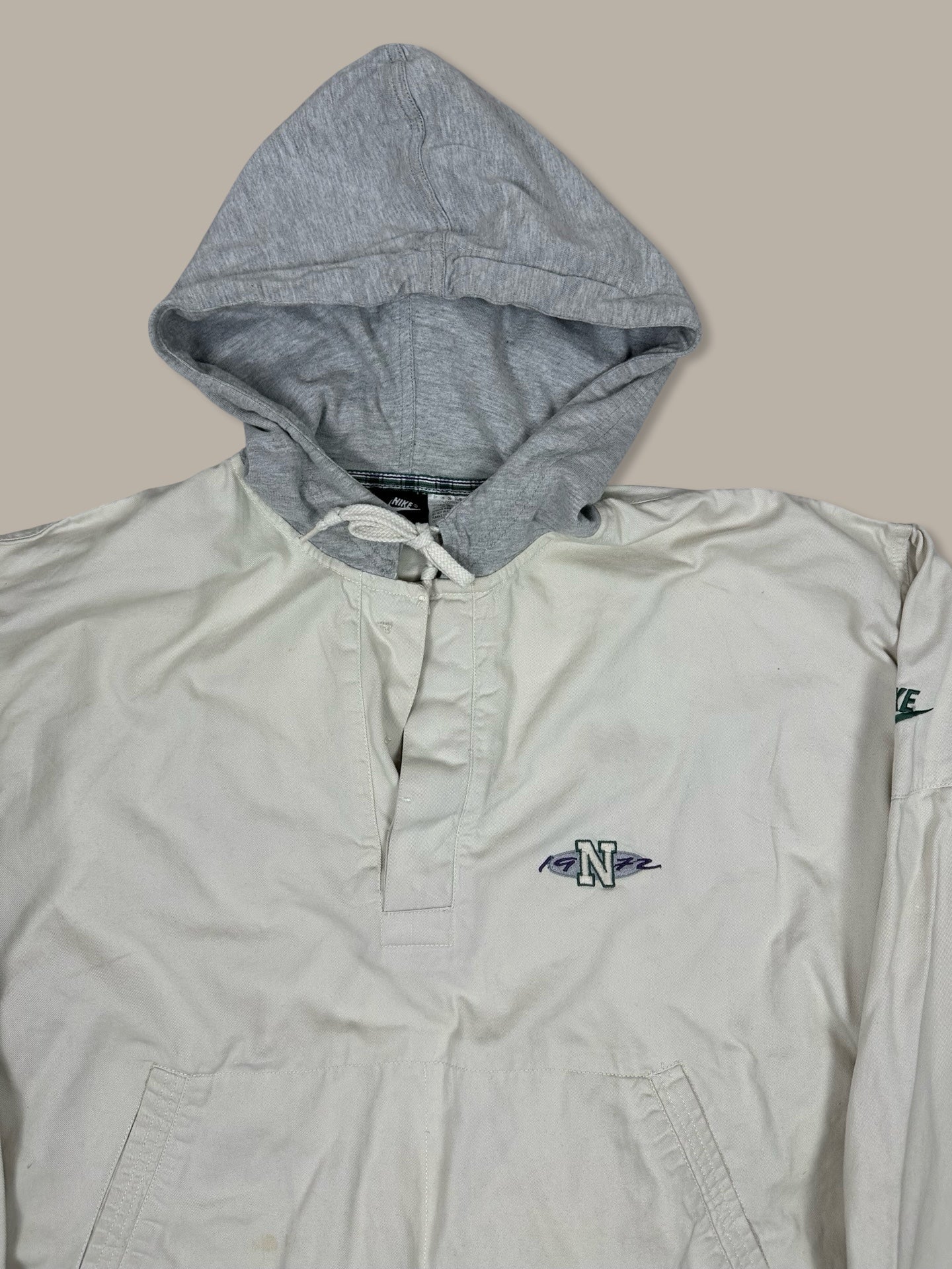Nike Heritage Classic Hooded Jacket Bianco S