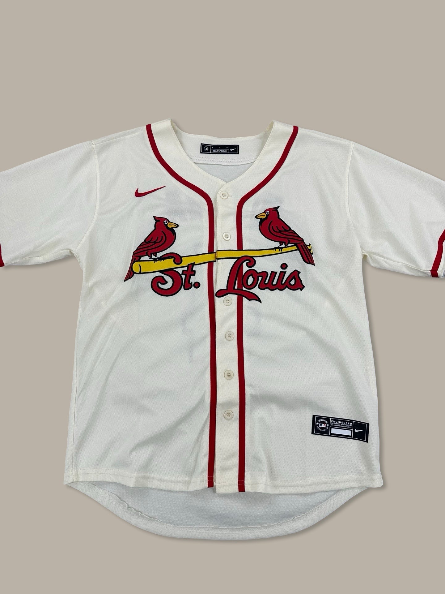 Nike MLB St. Louis Cardinals Yadier Molina Jersey Bianco S