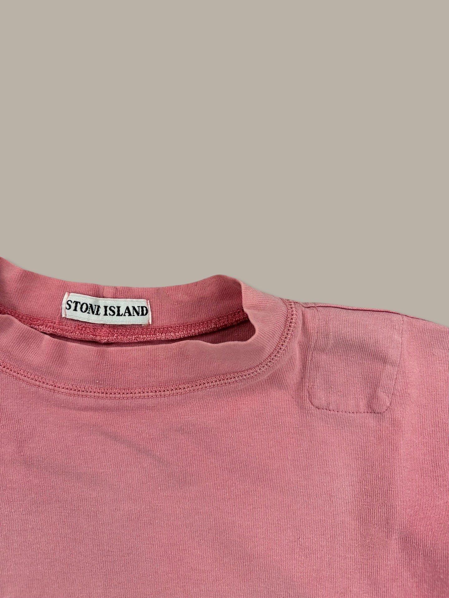 Stone Island Vintage Small Logo Tee Pink L