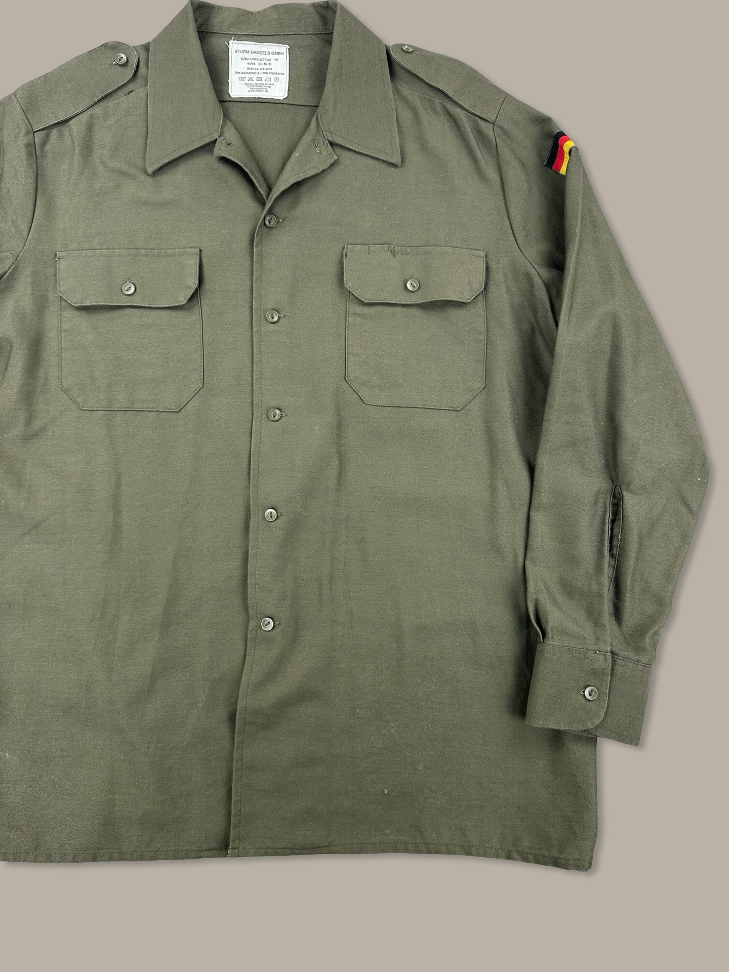 Deutsch Army Overshirt Verde Kakhi L