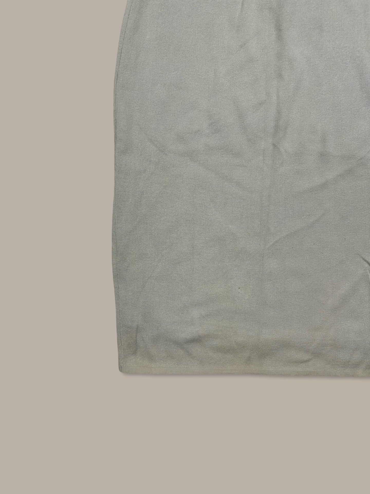 Valentino Gonna Tubino in Maglia Beige 42 S