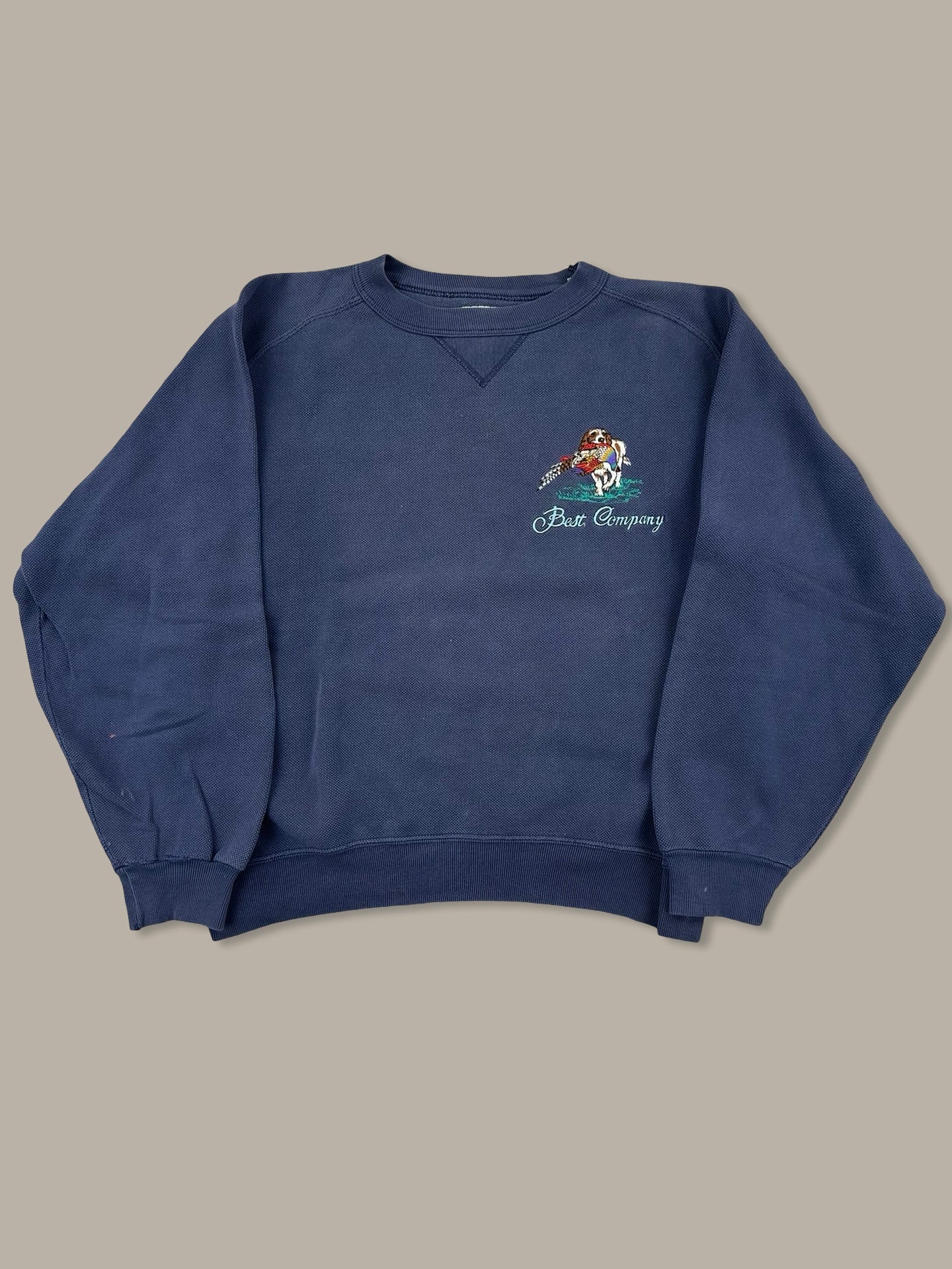 Best Company Vintage Small Logo Crewneck Blue Navy M
