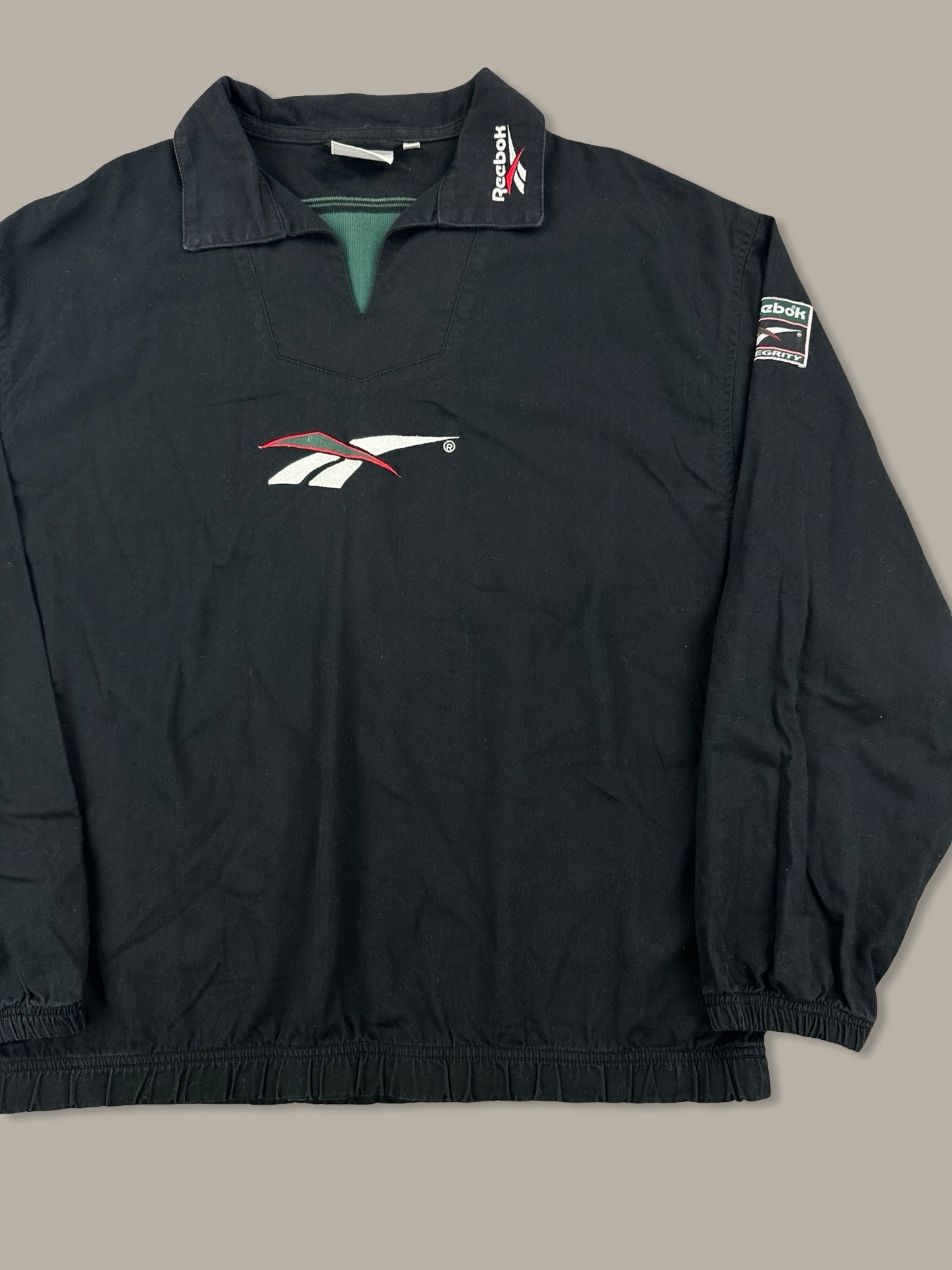 Reebok Small Logo Overshirt Vintage Nero L