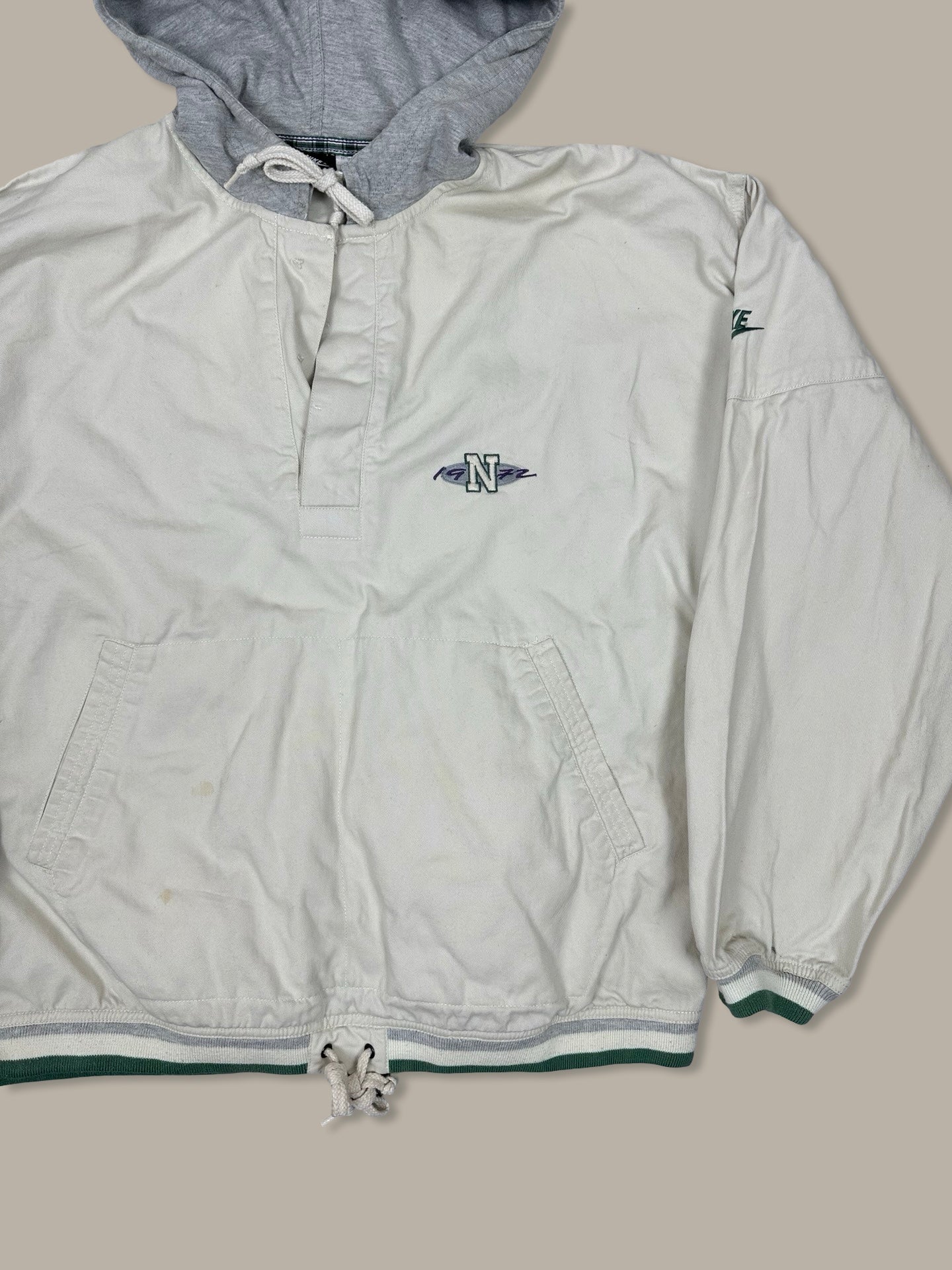 Nike Heritage Classic Hooded Jacket Bianco S