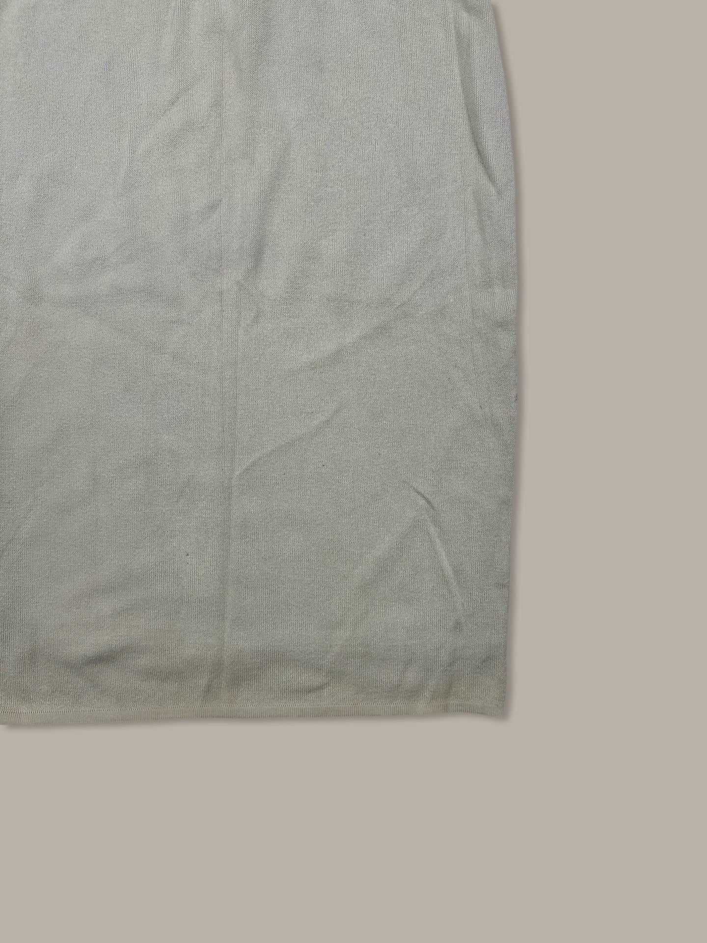 Valentino Gonna Tubino in Maglia Beige 42 S