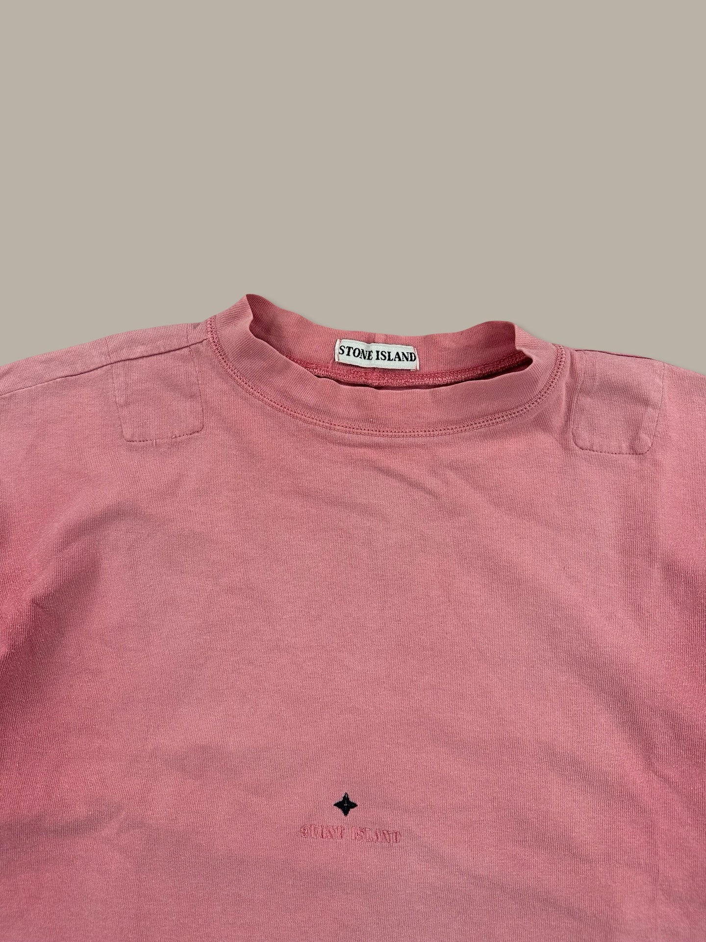 Stone Island Vintage Small Logo Tee Pink L