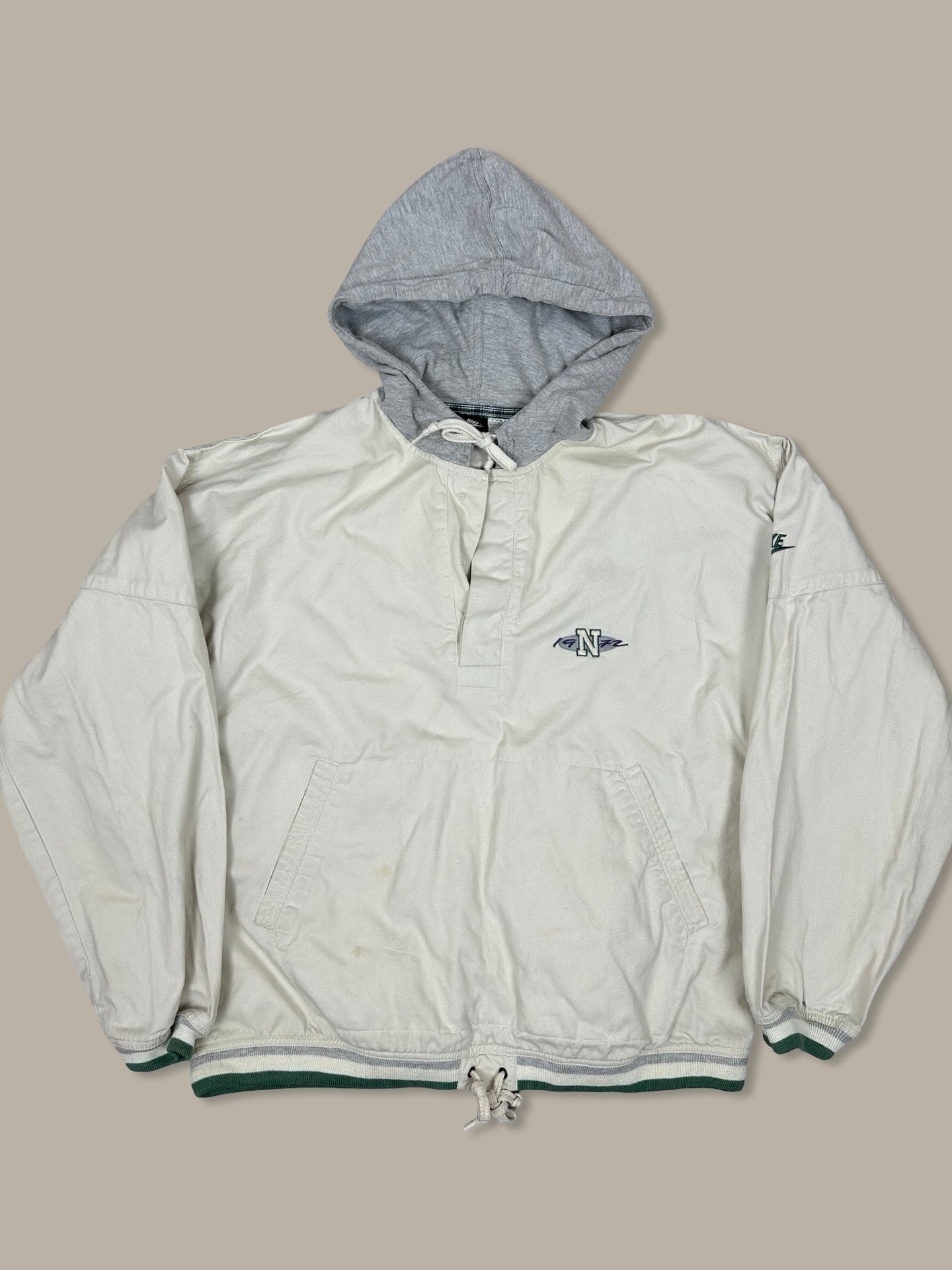 Nike Heritage Classic Hooded Jacket Bianco S