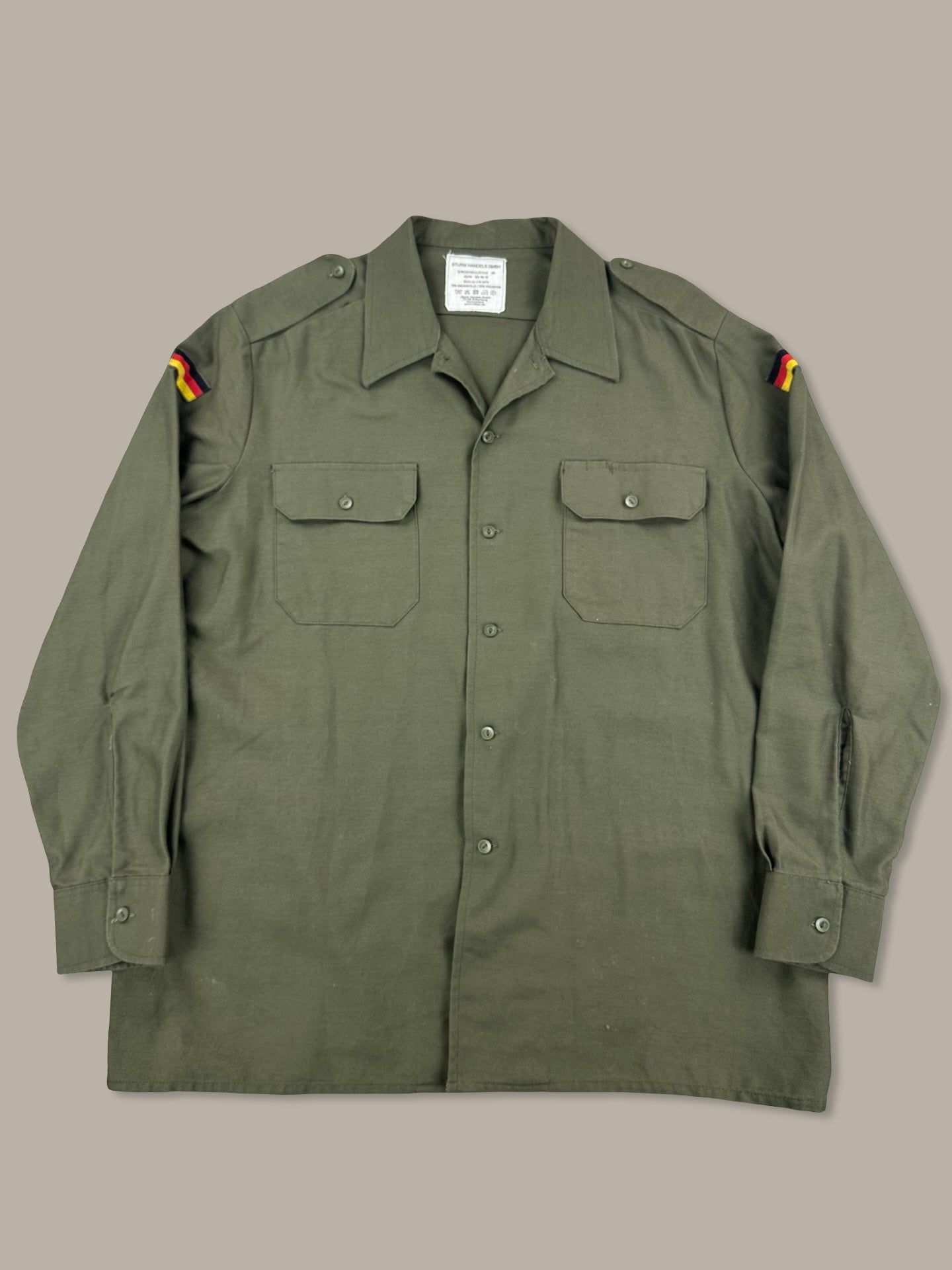 Deutsch Army Overshirt Verde Kakhi L