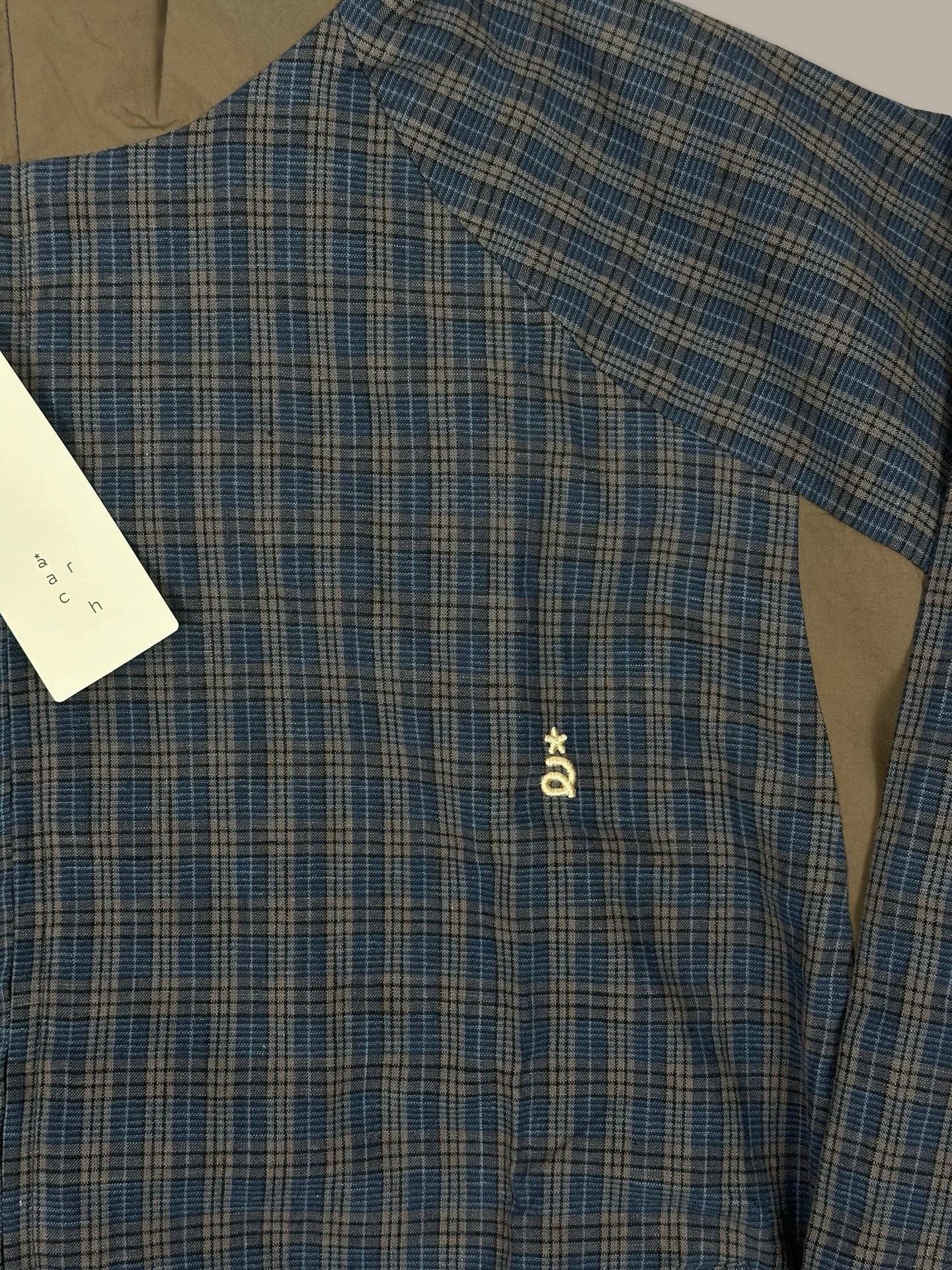 Arch Roaringwild Zip Jacket Check Blue M