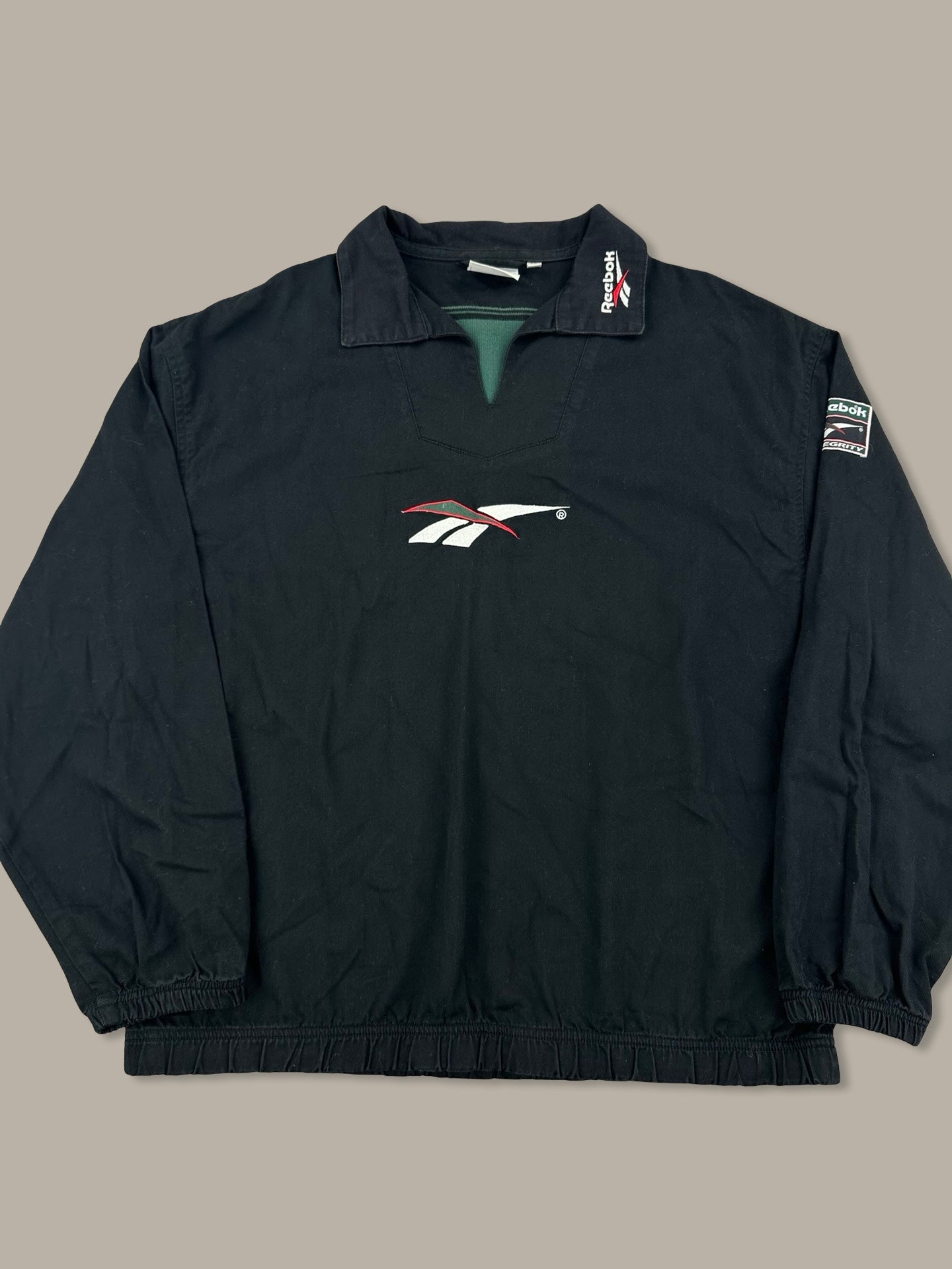 Reebok Small Logo Overshirt Vintage Nero L